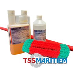 Schoonschip - Onderwaterkit - Kalkverwijderaar, Pearl & Dry & Luiwagen + Steel