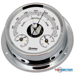 Talamex - Baro/thermo/hygrometer messing verchroomd 125/100mm