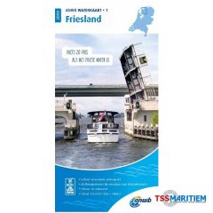 ANWB Waterkaart 1. Friesland