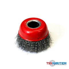 Komborstel, standaard, 75 mm dia, gat 7/8" (22 mm), staal