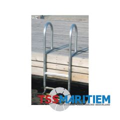 Zwemtrap aluminium 5 treden
