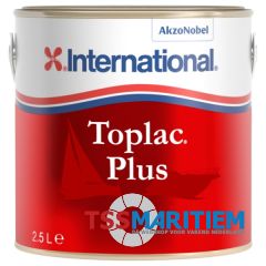 International Yacht Paint - Toplac Plus: Gesiliconiseerde alkyd hoogglans aflak van A-kwaliteit voor alle boven-waterlijn oppervlakken. Eenvoudig aan te brengen met verfroller, zonder nastrijken met kwast.