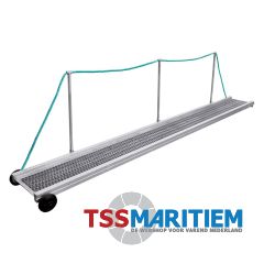 ALUMINIUM DRIJFPLANK MET SPECIAAL ANTISLIP ROOSTER AS