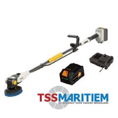 Twin Brush 18V accu borstel set incl. borstel , 4Ah accu & lader